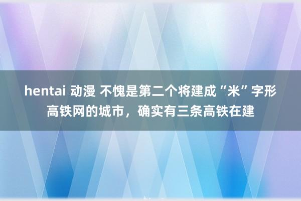 hentai 动漫 不愧是第二个将建成“米”字形高铁网的城市，确实有三条高铁在建