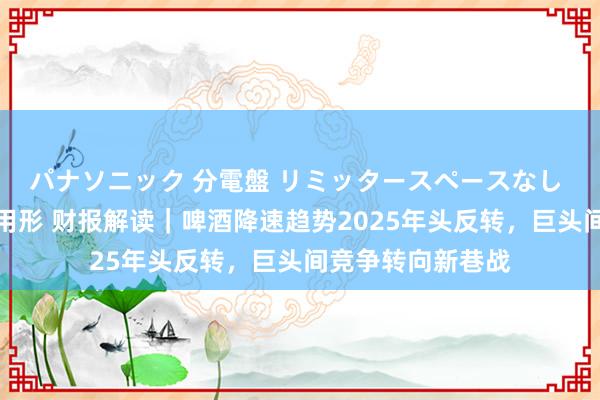 パナソニック 分電盤 リミッタースペースなし 露出・半埋込両用形 财报解读｜啤酒降速趋势2025年头反转，巨头间竞争转向新巷战